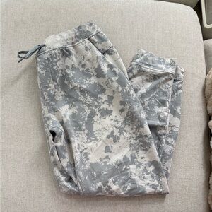 lululemon athletica Gray and White Sweatpants